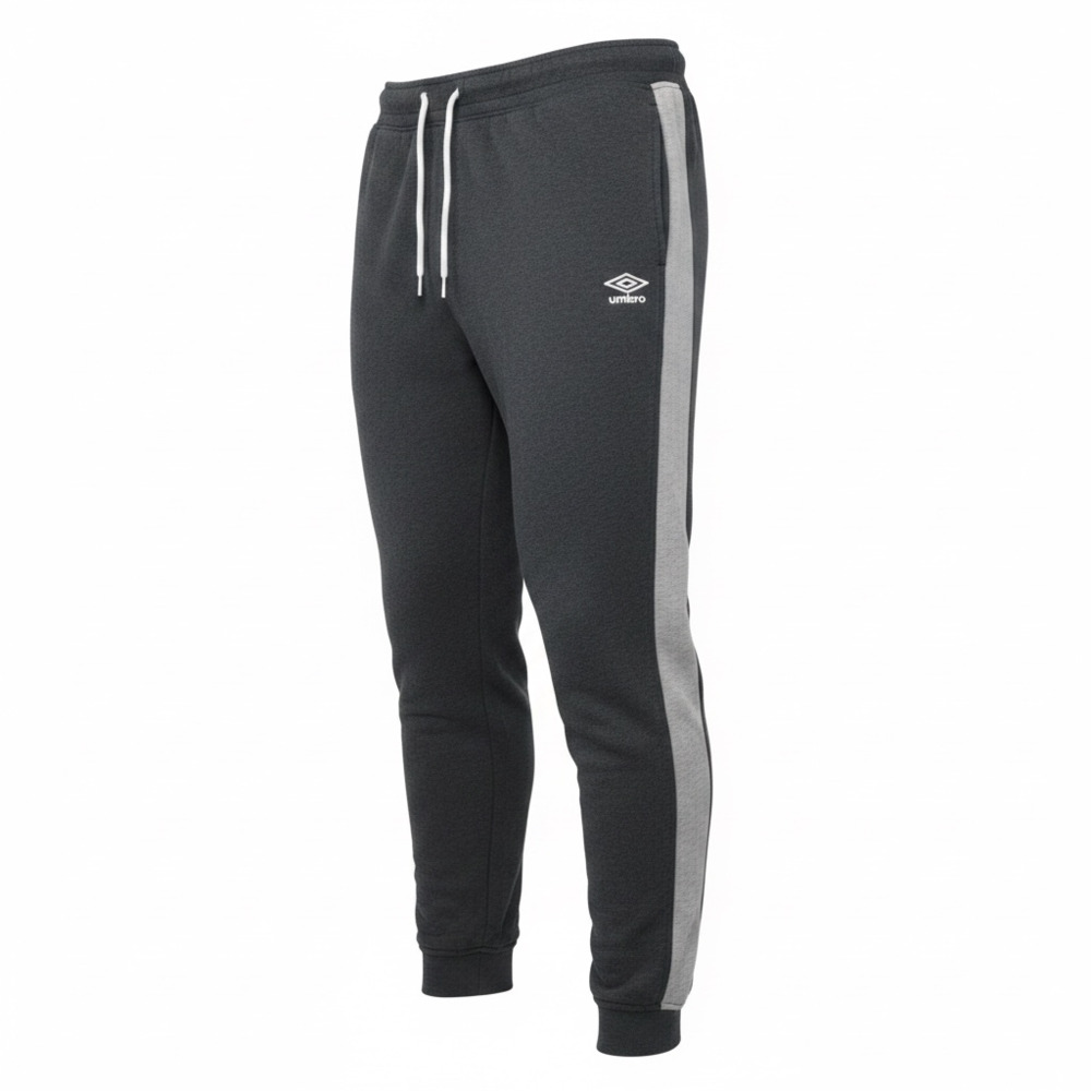 Umbro Men's XL Sweatpants Joggers Gray Black Logo Athletic